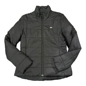 Lacoste Women's Black Puffer Jacket
